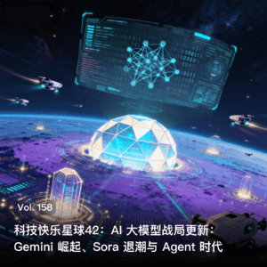 Vol. 158 科技快乐星球42: AI 战局更新 Gemini 崛起、Sora 退潮与 Agent 时代