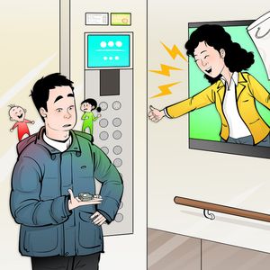 One man's elevator ad rebellion