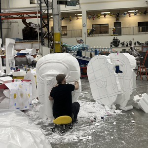 How big is a Macy's parade balloon?