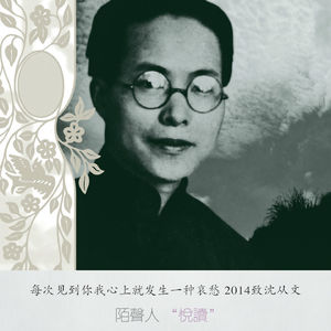 每次见到你我心上就发生一种哀愁 2014致沈从文