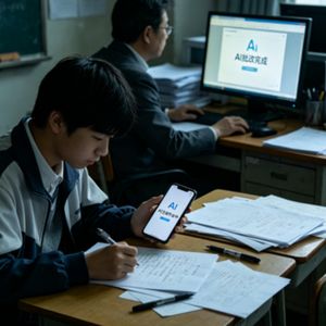 外刊精讲 | 学生用AI写作业，老师用AI改作业：教育变成一场自我欺骗？努力还有用吗？