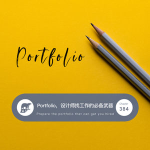 384 / Portfolio，设计师找工作的必备武器