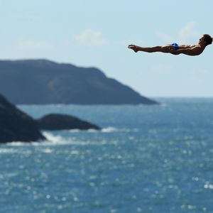From the archive: No coach, no agent, no ego: the incredible story of the ‘Lionel Messi of cliff diving’
