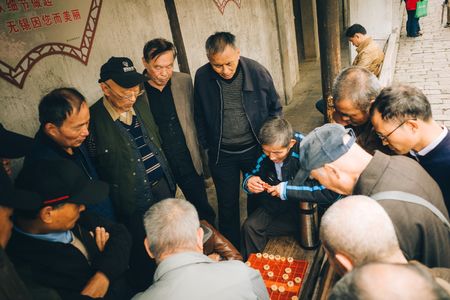 在无锡荡马路 惠山古镇