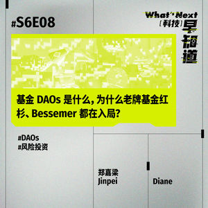 S6E08｜基金 DAOs 是什么，为什么老牌基金红杉、Bessemer 都在入局？