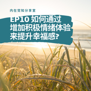 EP10 如何通过增加积极情绪的体验来提升幸福感?