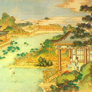 第七十六回【上】凸碧堂品笛感凄清 凹晶馆联诗悲寂寞