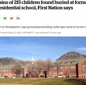 加拿大发现215具原住民儿童尸体，加拿大华裔能做什么？