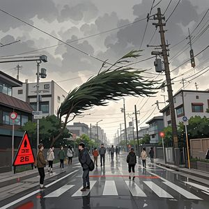 番外：大风红色预警的这一天，你是如何度过的