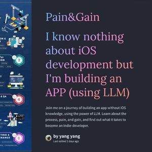 Vol.16 对iOS开发一无所知的我竟然在开发一款App(使用LLM)!