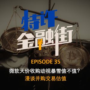 EPISODE 35：微软天价收购动视暴雪值不值？漫谈并购交易估值