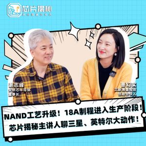 第377期|NAND工艺升级！18A制程进入生产阶段！芯片揭秘主讲人聊三星、英特尔大动作！