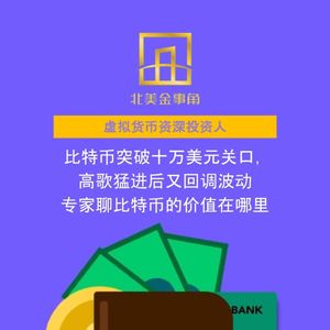 219.比特币突破十万美元关口,高歌猛进后又回调波动——专家聊比特币的价值在哪里