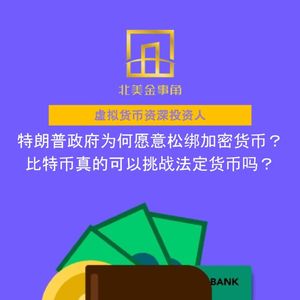 220.特朗普政府为何愿意松绑加密货币?比特币真的可以挑战法定货币吗?