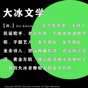 vol.54 大冰文学:俱往矣,“文艺偶像”今何在?
