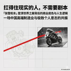 260331「张雪机车」登顶世界之巅背后：一场中国高端制造业与极致个人意志的共振