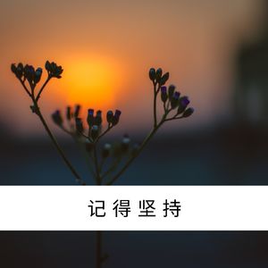 记得坚持