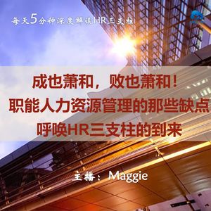 Vol.48 成也萧和，败也萧和！职能人力资源管理的那些缺点呼唤HR三支柱的到来