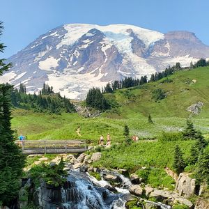 115_短裤短袖，夏天上雪山—雷尼尔山国家公园