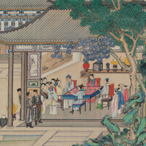 第二十八回 蒋玉菡情赠茜香罗 薛宝钗羞笼红麝串