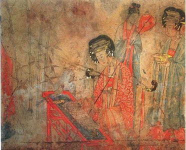 【辽代】辽代贵族墓葬壁画中为什么出现杨贵妃——契丹人也是我们的祖先之一