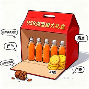 网购958克坚果礼盒只有33克坚果？商家套路深，消费者如何避坑？