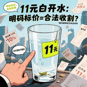 广州一餐厅收取“白开水费”被质疑:这波是 “明着宰” 还是 “合理赚”?