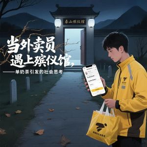 一杯柠檬水引警方介入？外卖员深夜接到殡仪馆订单：是正常需求还是恶意下单？