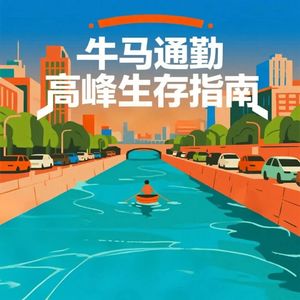 男子划船下班 25分钟车程划了3小时：“牛马”通勤高峰生存指南！