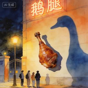 指鸭为鹅？网红“鹅腿阿姨”卖的是鸭腿！网友：信任碎了一地！