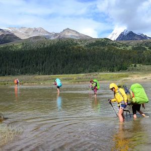 格聂神山转山D6：看到了格聂神山，被老公感动的一天
