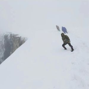 成功登顶哈巴雪山5396米 绝望坡和滑雪的我们