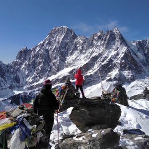 尼泊尔珠峰EBC：Gokyo RI全景观望喜马拉雅山脉
