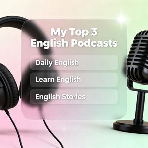 My Top 3 English Podcasts