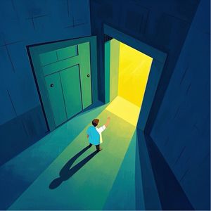 【此时此刻】你敢走进那扇门吗？迷惘与勇气的抉择