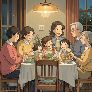 【此时此刻】家庭聚餐小插曲：沟通与理解的艺术