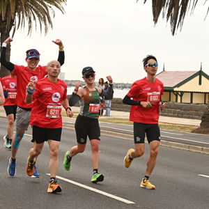 第四十三期-第45届墨尔本马拉松-大牛带着Jaime追逐波马之梦