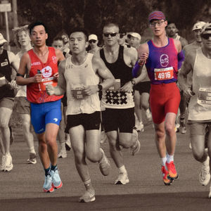 第四十二期-第45届墨尔本马拉松-破三小分队的破散