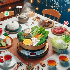 轻奢茶火锅VS传统油腻！春节饭桌应战高热量就这么吃