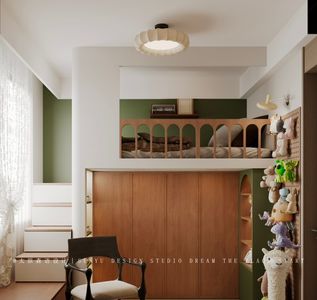 被邻居追着问的儿童房设计✨高低床or小树屋？