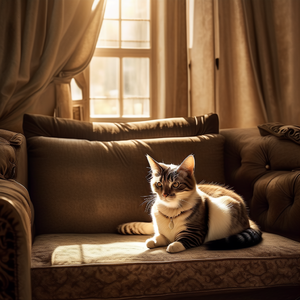 猫的故事06，阿里和小黄2。阿里剪毛记