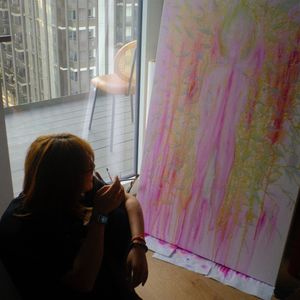 伍：绘画｜那些神奇的感受和情绪，随彩色倾泻成了一幅画