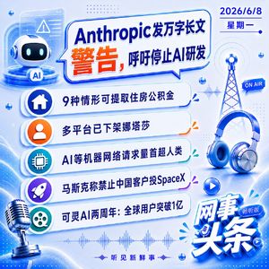 0608热点｜Anthropic呼吁停止AI研发;9种情形可提公积金;AI网络请求量首超人类