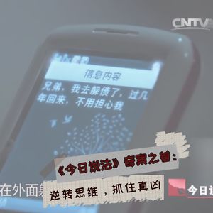 《今日说法》奇案之首：逆转思维，抓住真凶