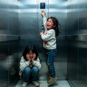 9岁女童电梯版“荒野求生”，保安：我以为他们在玩“密室逃脱”！