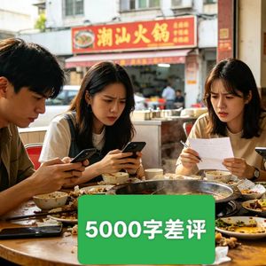 汕尾火锅店硬刚白嫖党，五千字差评成笑点，“霸王餐”飞了