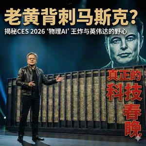 老黄背刺马斯克！2026真正的“科技春晚’：“物理AI”与英伟达的野心