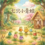 《七只小青蛙》长大这件事不急，慢慢来就好|英语听力磨耳朵 | 书籍导读