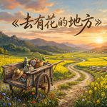 《去有花的地方》人这辈子总要出走一次哪怕已到不惑之年|英语听力磨耳朵| 书籍导读