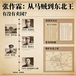 张作霖：马贼逆袭东北王，张作霖的卖国争议